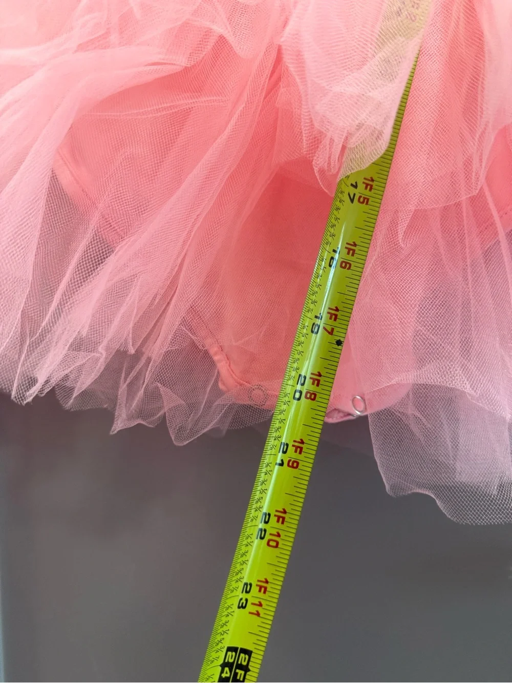loveplum Pink Tulle Tank Dress for Kids - Picture 5 of 7